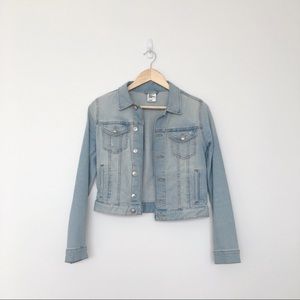 H&M light blue denim jacket